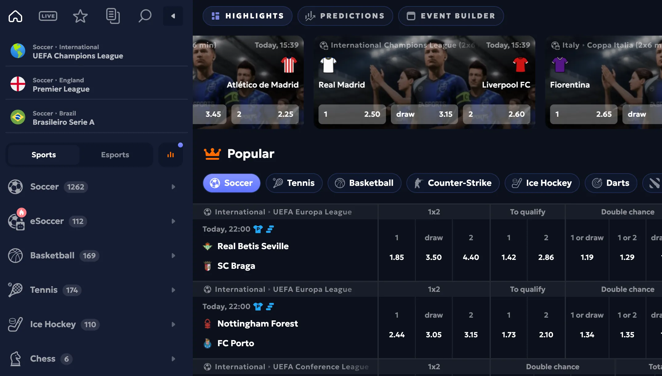 Online sports betting and live sportsbook at CasperBets Casino