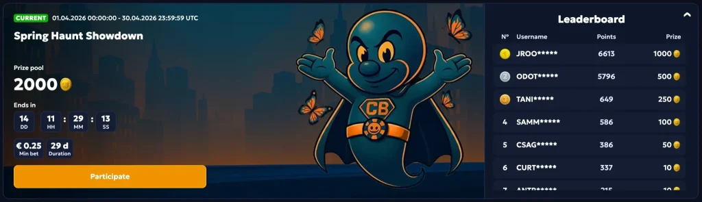 Weekly slot tournaments and competitive events at CasperBets Casino